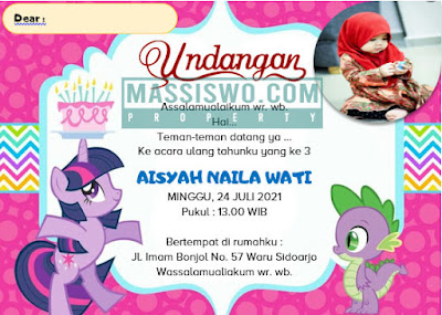 Detail Download Undangan Ulang Tahun Anak Perempuan Nomer 8