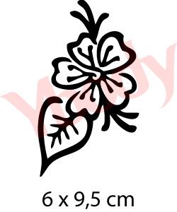 Detail Tattoo Herz Blumen Nomer 24