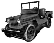 Amerikanischer Armee Jeep - KibrisPDR