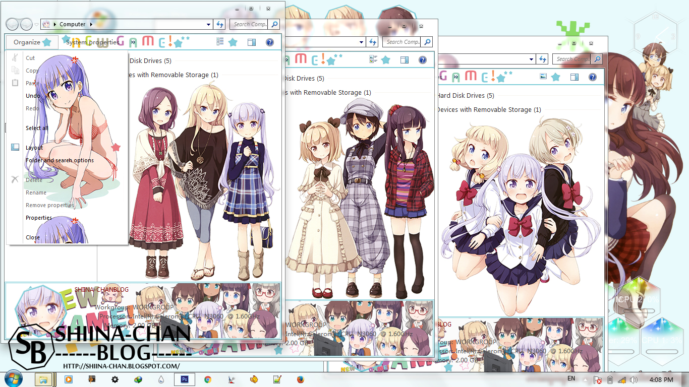 Detail Download Windows 7 Theme Anime Nomer 29