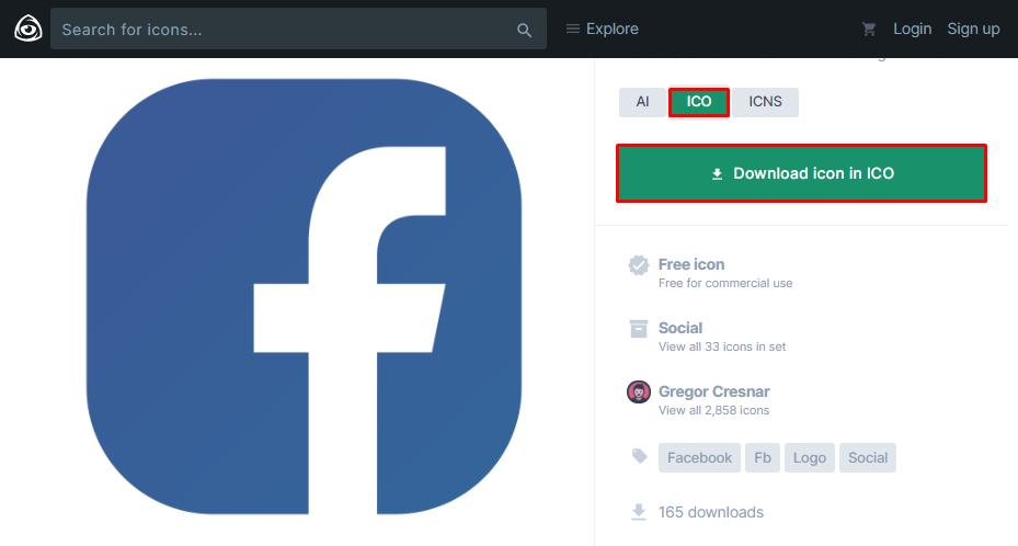 Detail Downloadable Facebook Icon Nomer 38