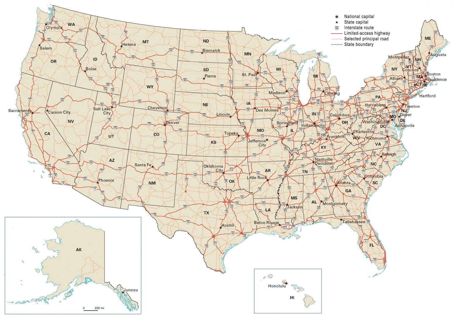 Detail Downloadable Map Of The United States Nomer 14