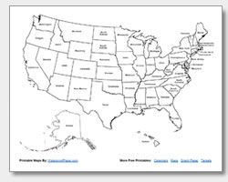 Detail Downloadable Map Of The United States Nomer 36