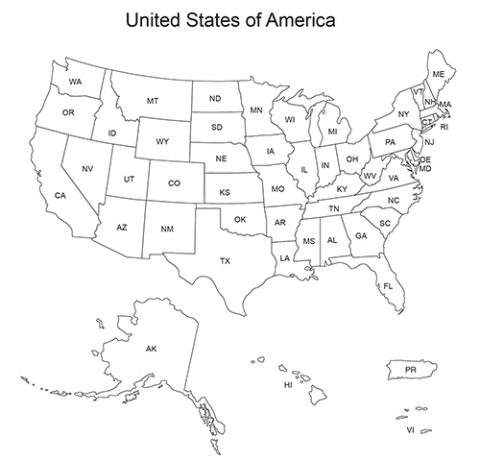 Detail Downloadable Map Of The United States Nomer 45
