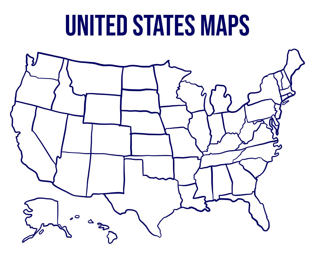 Detail Downloadable Map Of The United States Nomer 49