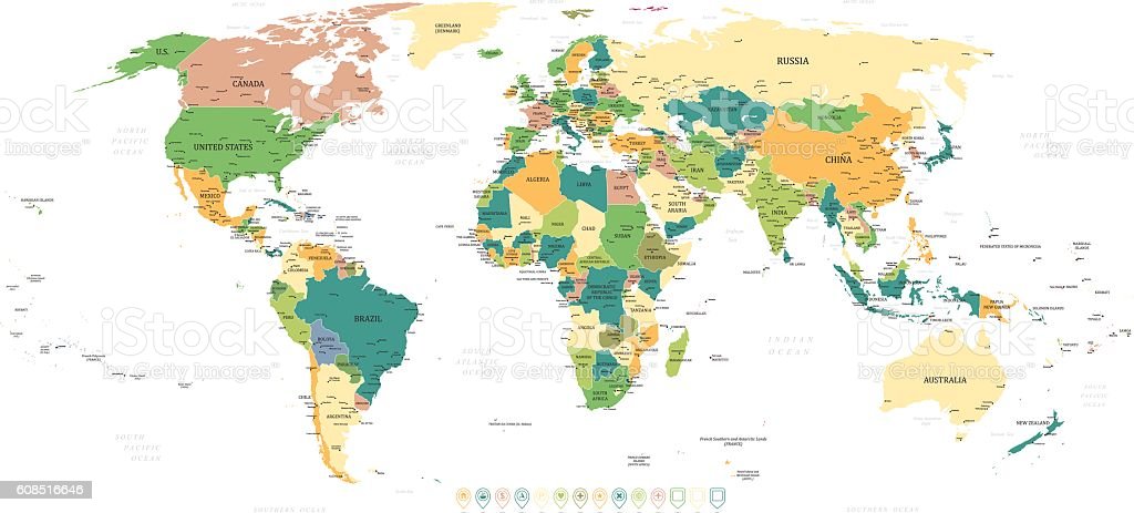 Detail Downloadable World Map Nomer 27