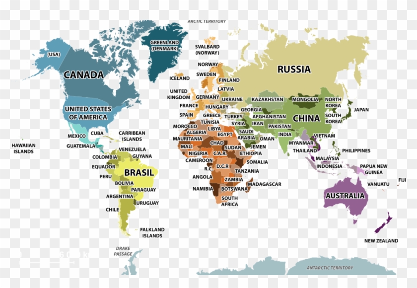 Detail Downloadable World Map Nomer 33