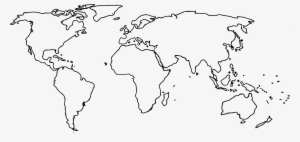 Free Download - Printable Blank World Map Png Image | Transparent Png Free Download On Seekpng