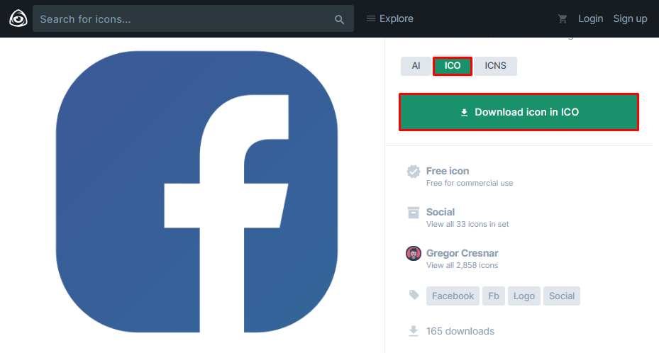 Detail Downloading Facebook Icon Nomer 22
