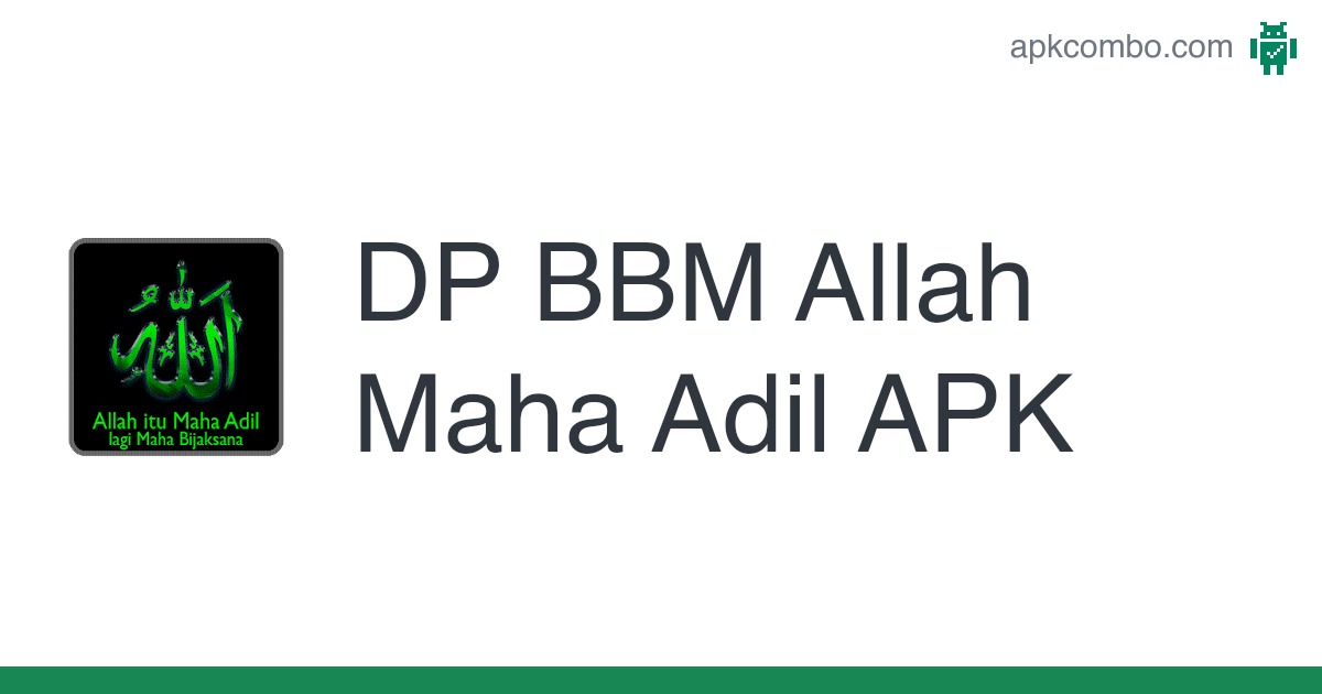 Detail Dp Bbm Allah Maha Adil Nomer 32