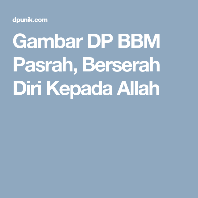 Detail Dp Bbm Berserah Diri Nomer 3