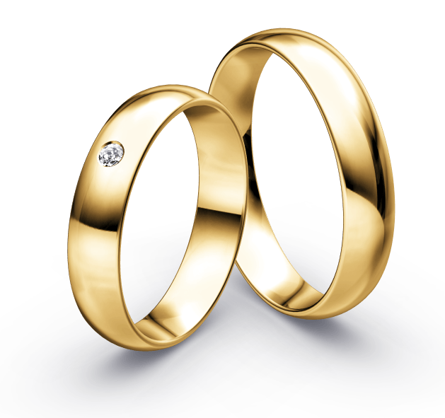 Detail Goldener Ehering Nomer 4