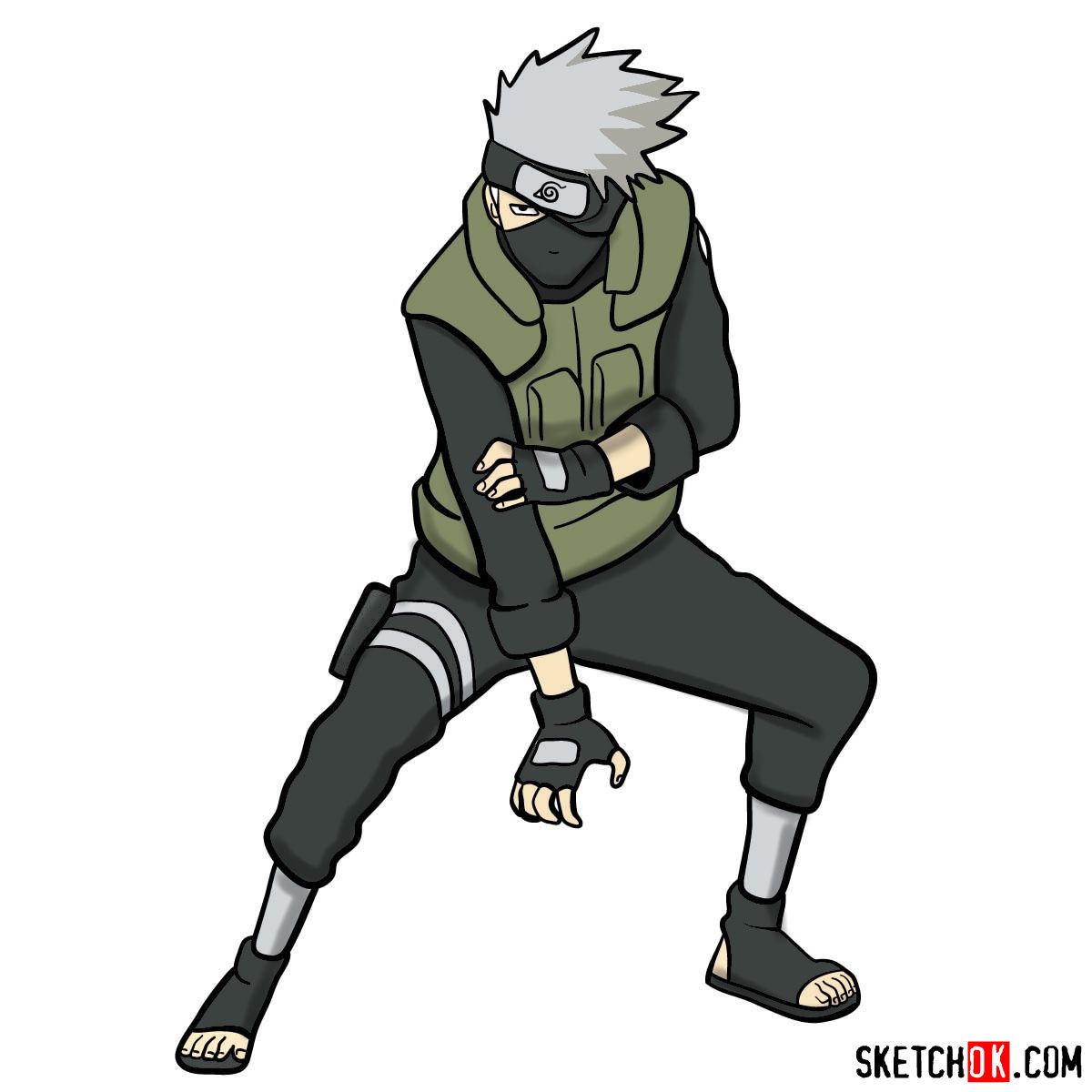 Detail Kakashi Zeichnung Nomer 8