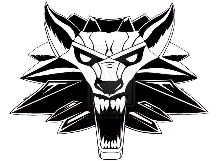 Detail The Witcher Logo Nomer 7