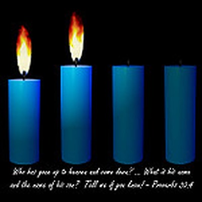 Detail 2 Advent Blau Nomer 7