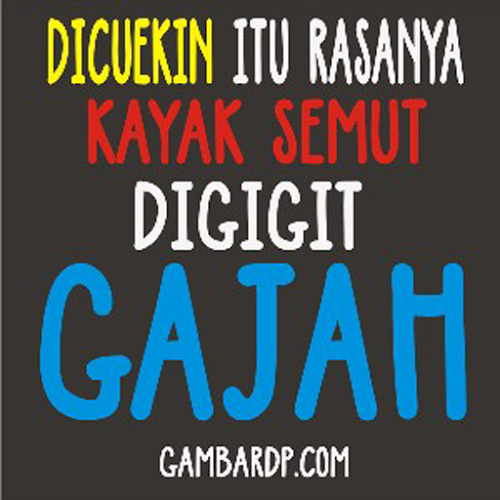 Detail Dp Bbm Dicuekin Teman Nomer 13