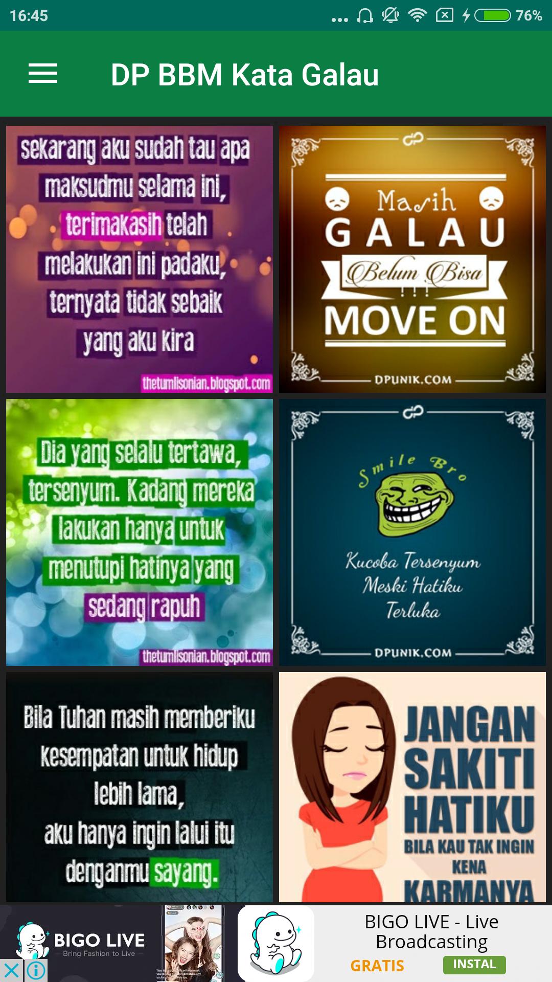 Detail Dp Bbm Kata Galau Nomer 27