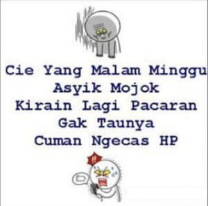 Detail Dp Bbm Malam Minggu Lucu Nomer 24