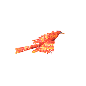 Detail Low Poly Phoenix Nomer 8