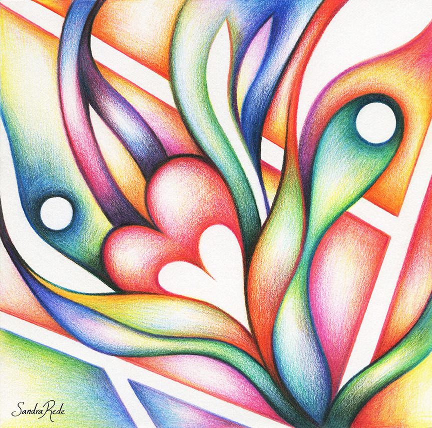 Detail Pencil Drawings Abstract Art Nomer 9