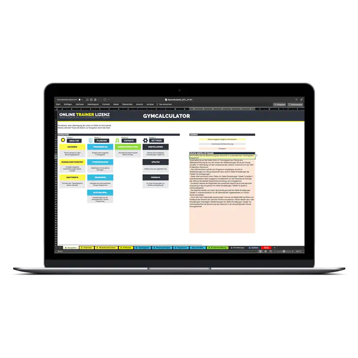 Detail Trainingsplan Vorlage Excel Nomer 19