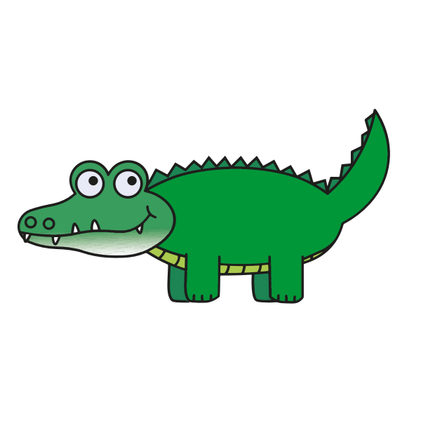 Detail Cartoon Alligator Clipart Nomer 7