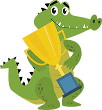 Detail Cartoon Alligator Clipart Nomer 14