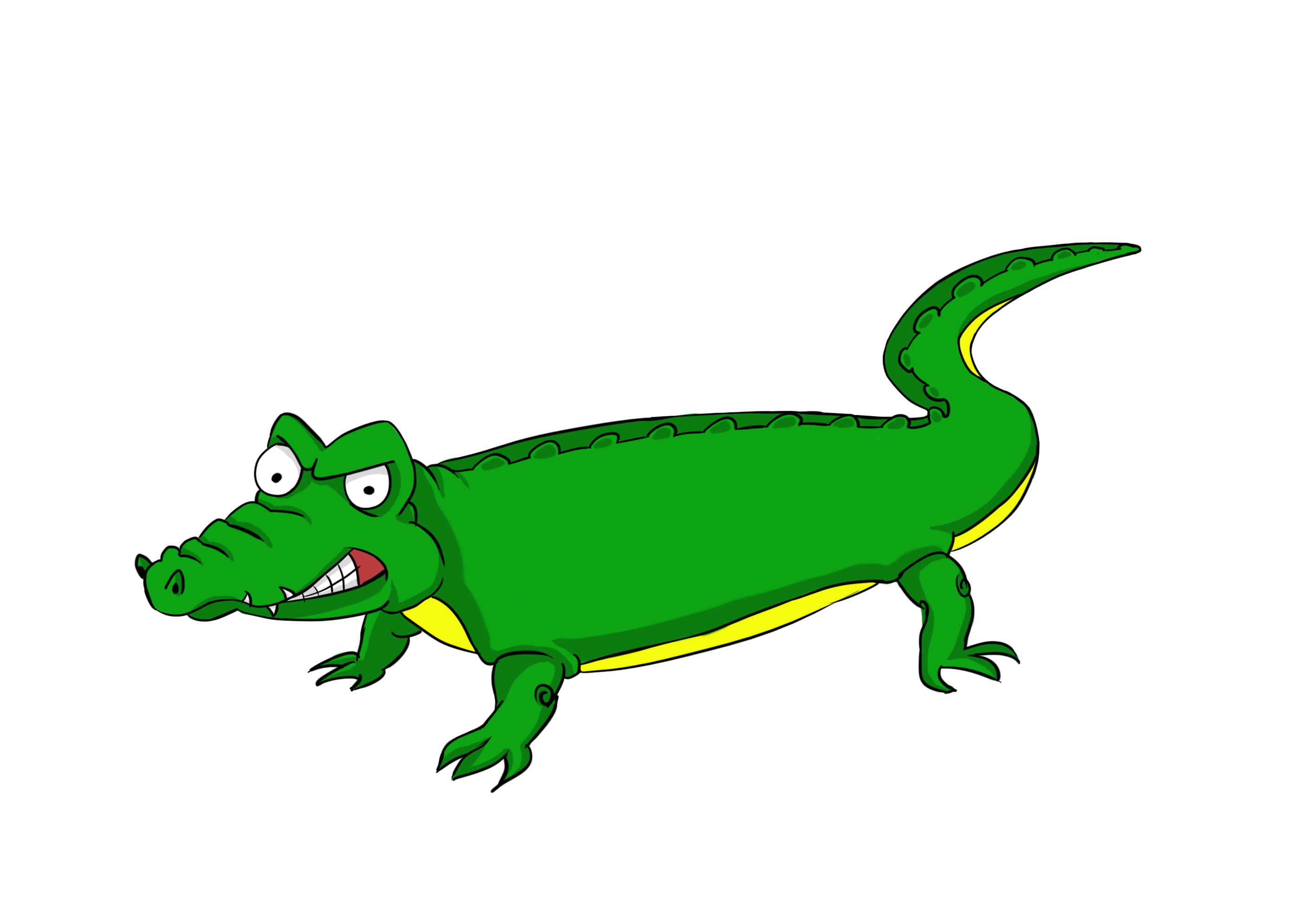 Detail Cartoon Alligator Clipart Nomer 15