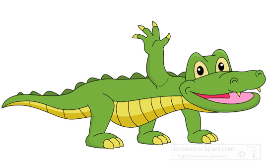 Detail Cartoon Alligator Clipart Nomer 17