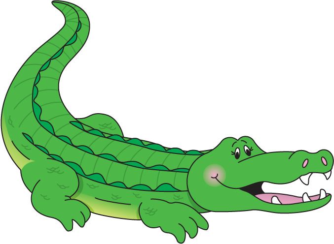 Detail Cartoon Alligator Clipart Nomer 3