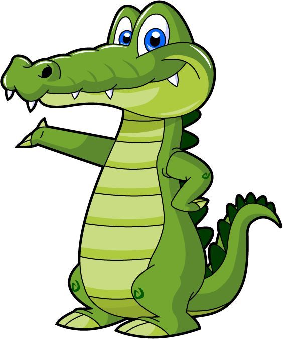 Detail Cartoon Alligator Clipart Nomer 4