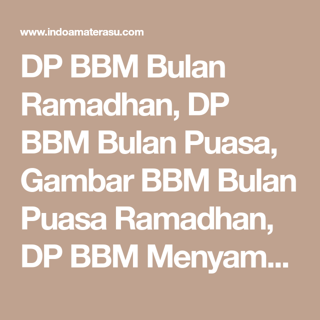 Detail Dp Bbm Puasa Ramadhan Nomer 41