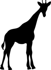 Giraffe Silhouette Clipart - KibrisPDR