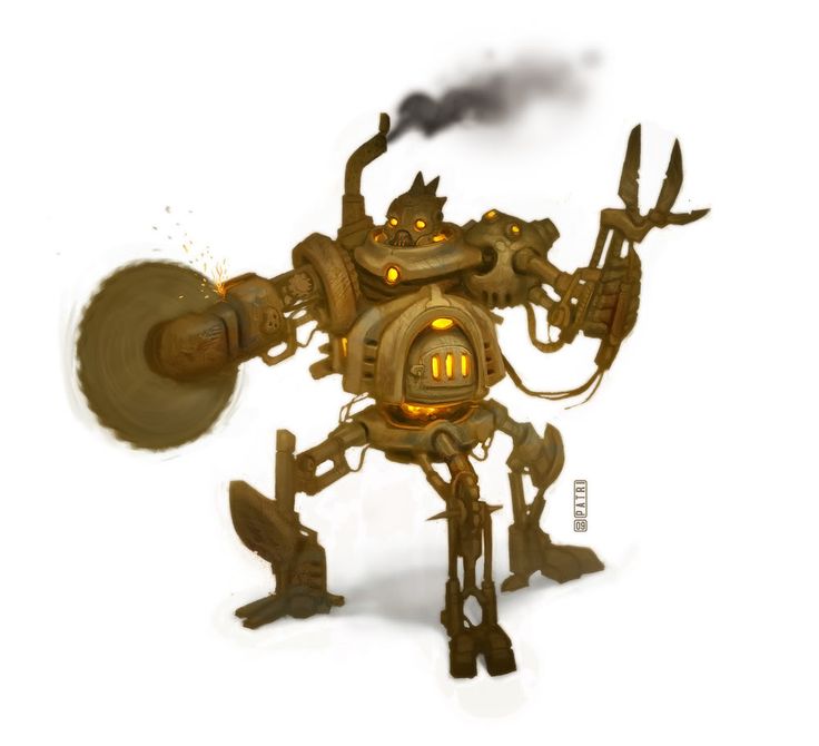 Detail Steampunk Golem Nomer 21