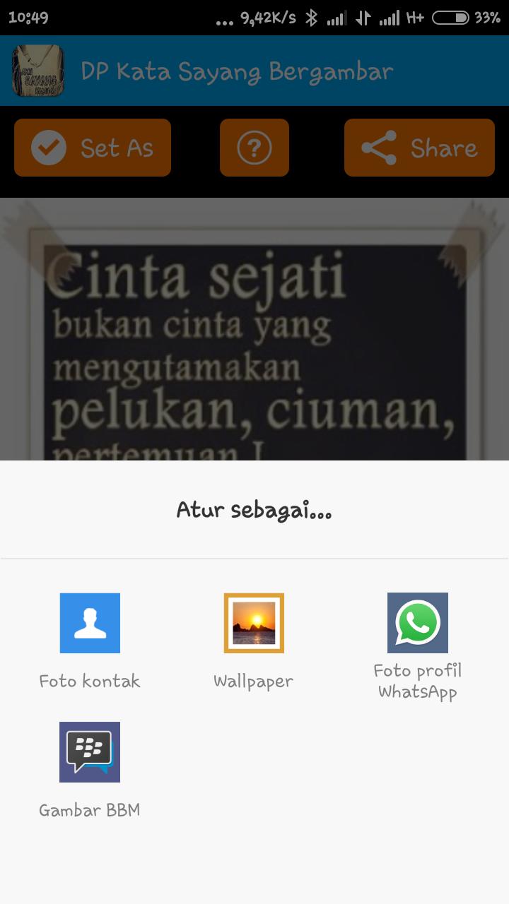 Detail Dp Kata Sayang Nomer 45