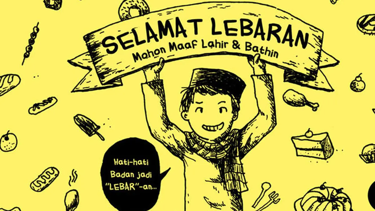 Detail Dp Lebaran Lucu Nomer 19