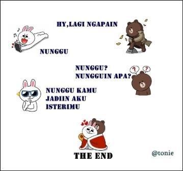 Detail Dp Lucu Line Nomer 21