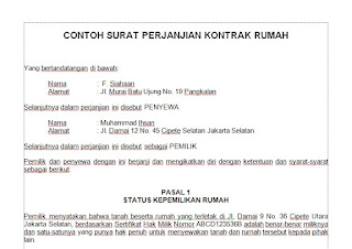 Detail Draft Surat Perjanjian Nomer 24