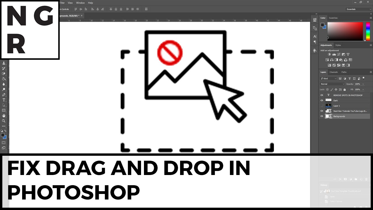 Detail Drag And Drop Photoshop Nomer 2