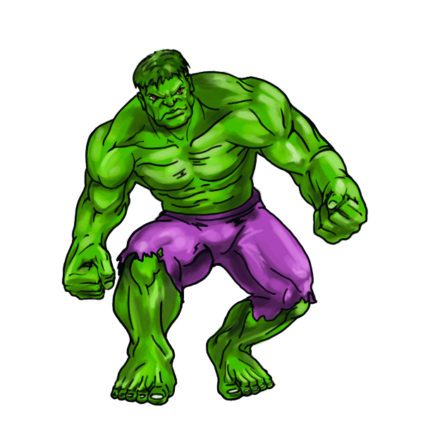 Detail Hulk Malen Nomer 3