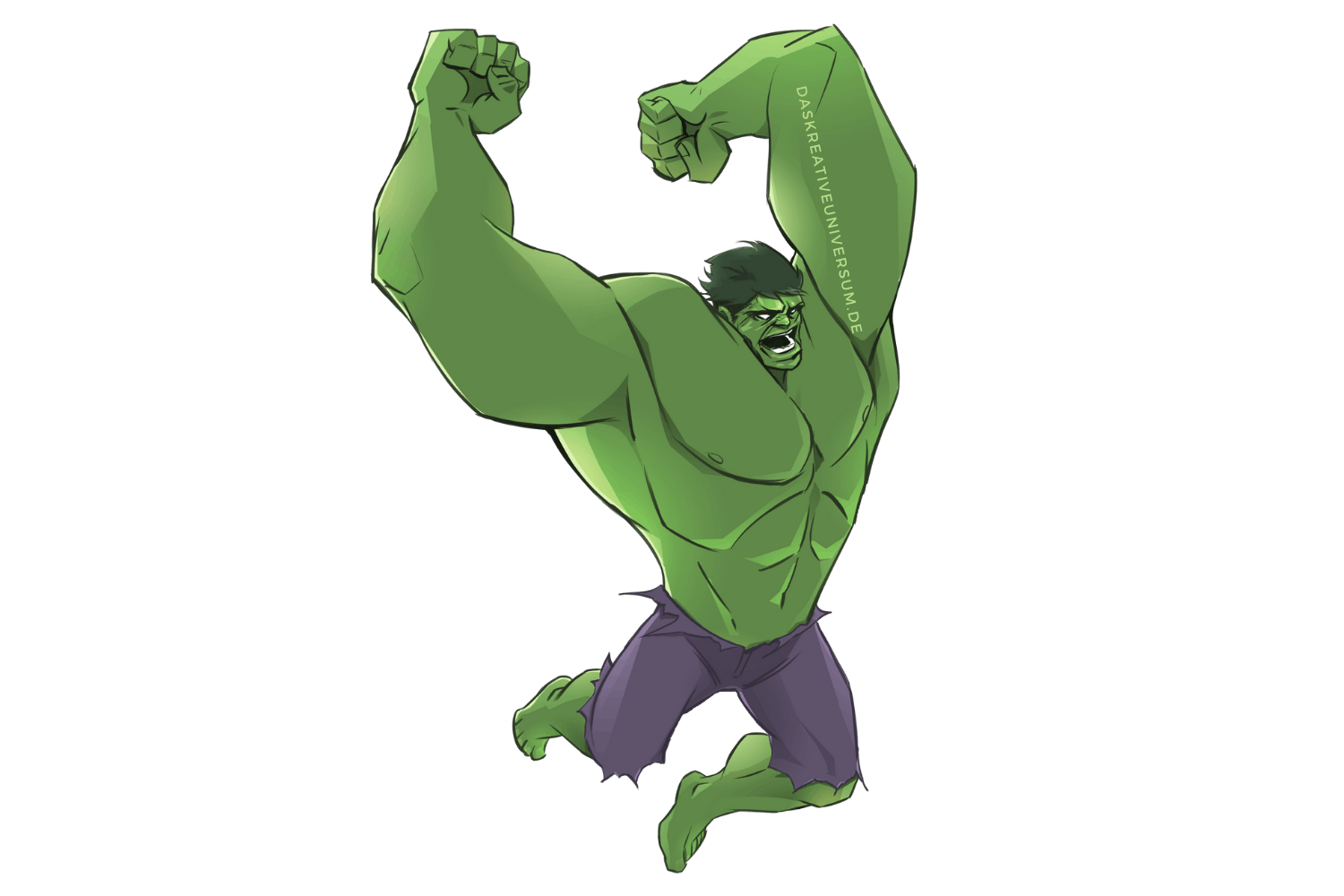 Detail Hulk Malen Nomer 7