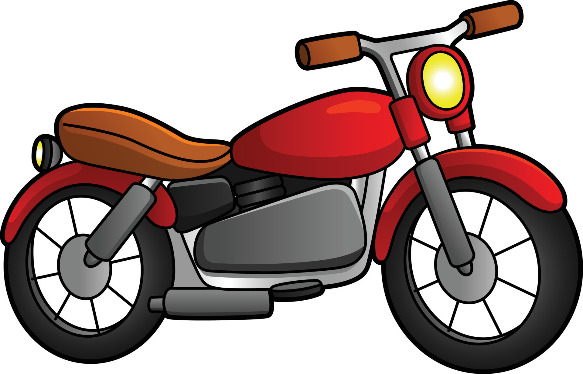 Detail Motorrad Cartoon Bilder Nomer 4