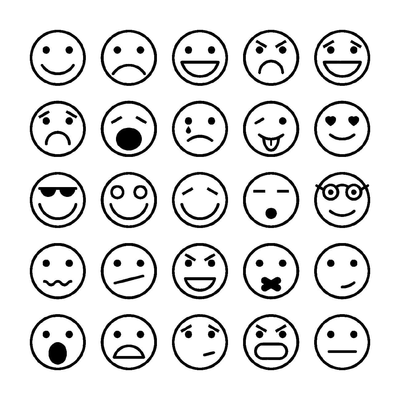 Detail Smileys Zum Ausdrucken Nomer 12