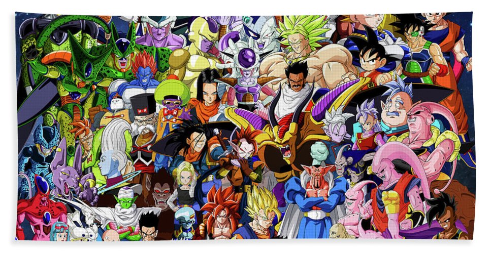 Detail Dragon Ball Z Beach Towel Nomer 10