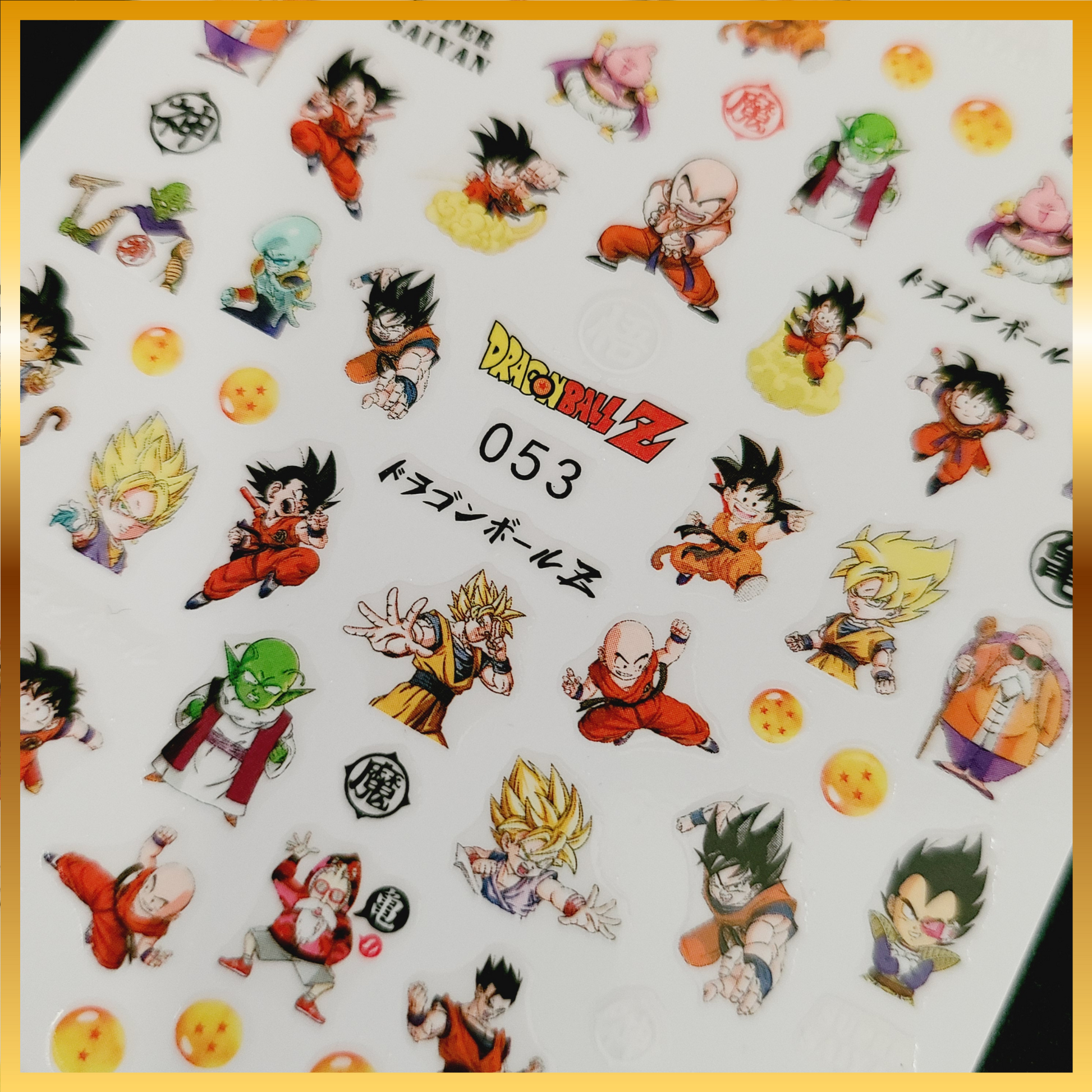 Detail Dragon Ball Z Nail Stickers Nomer 14