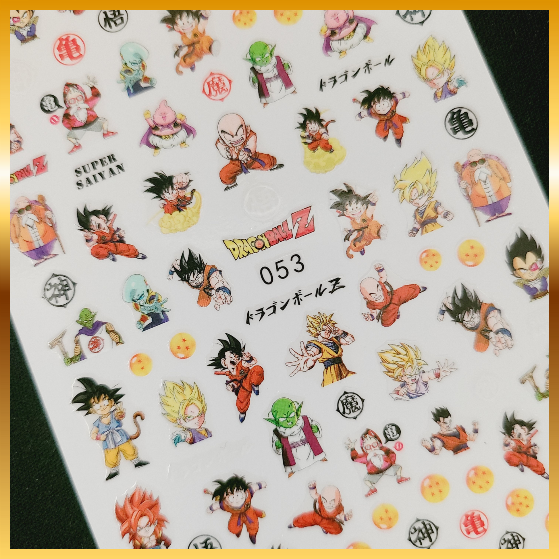 Detail Dragon Ball Z Nail Stickers Nomer 7