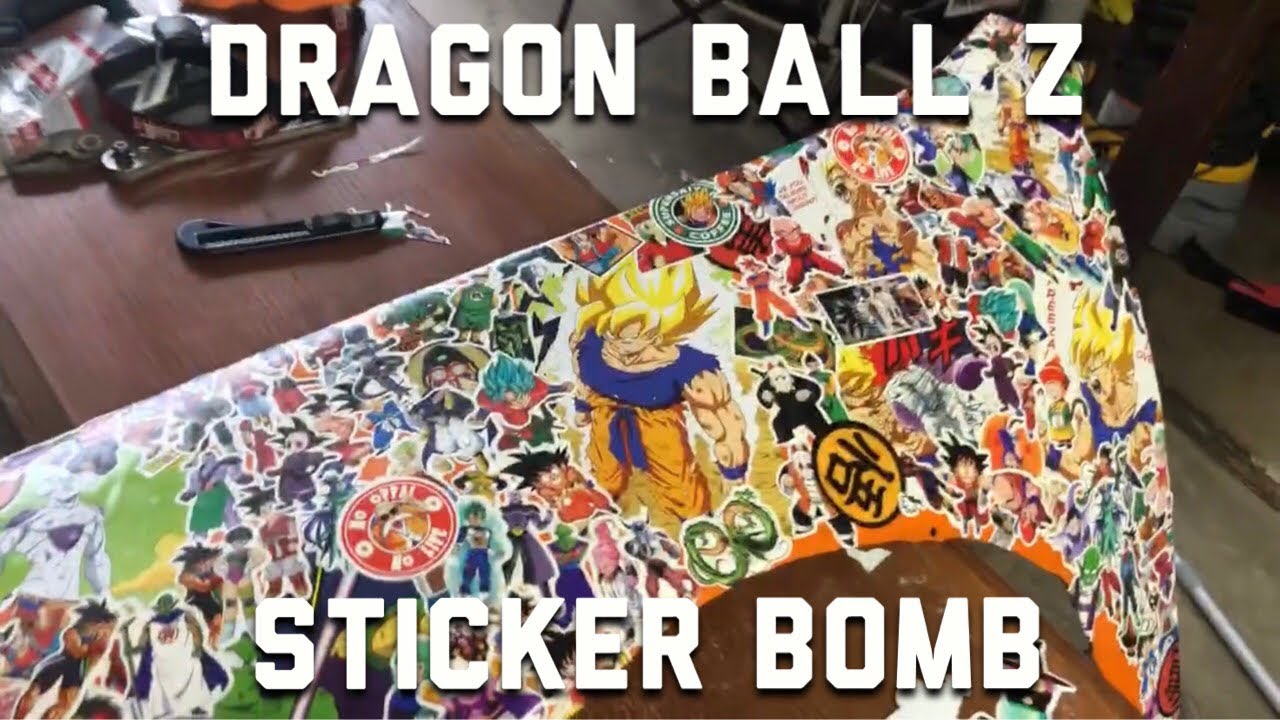 Detail Dragon Ball Z Sticker Bomb Nomer 7