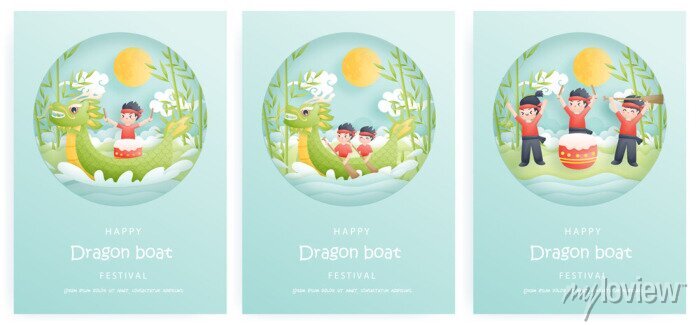 Detail Dragon Boat Paddle Stickers Nomer 31