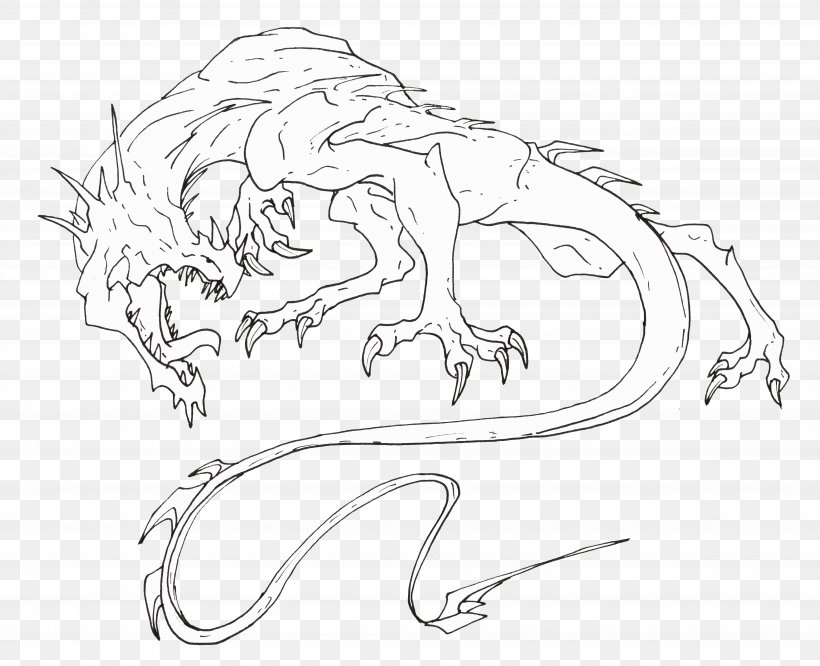 Detail Dragon Drawing Png Nomer 33