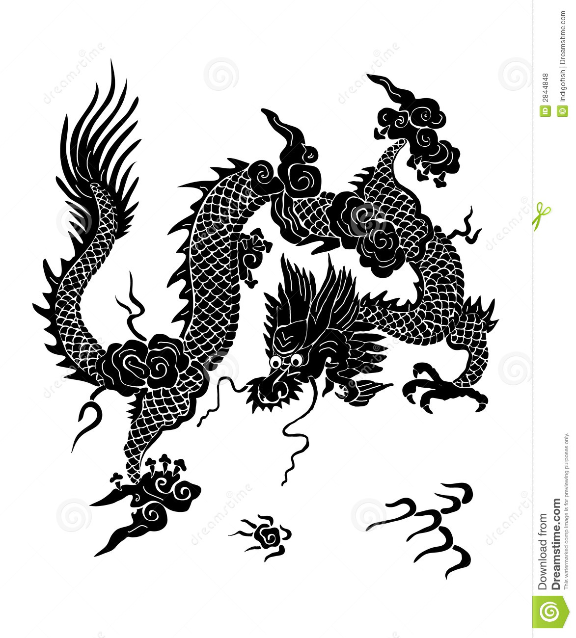 Detail Dragon Royalty Free Nomer 15